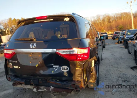 2013 Honda Odyssey Ex z USA, uszkodzony, nr VIN 5FNRL5H47DB041574